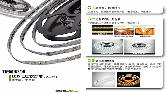 银河系列LED低压软灯带