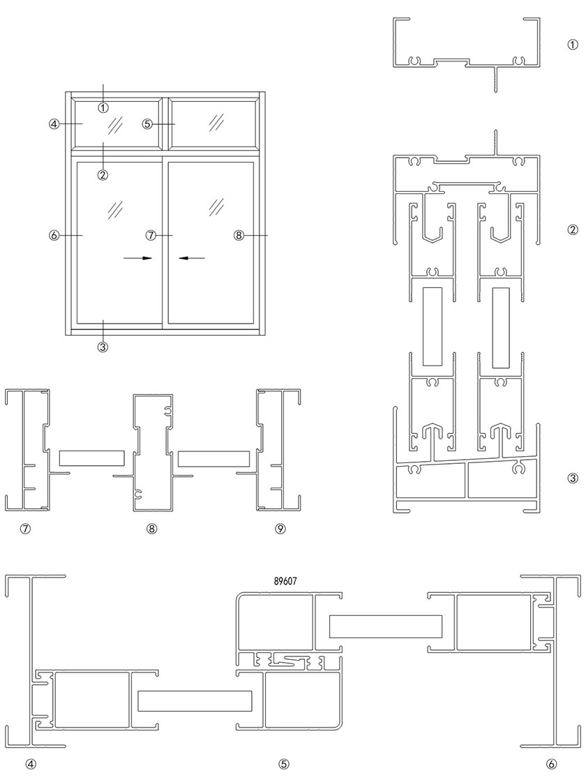 上海品牌铝型材阳光房报价品牌建筑铝型材加工