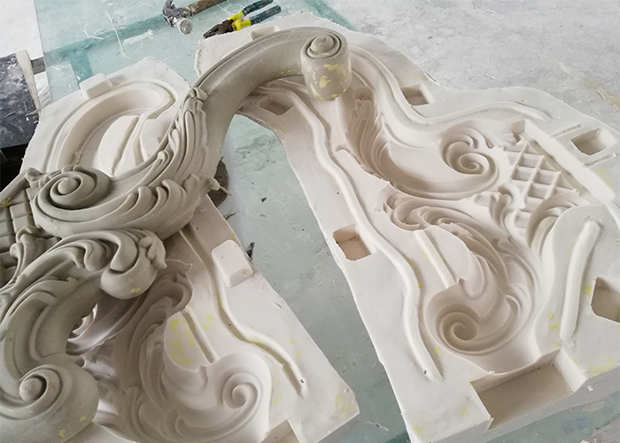 云南仿玉石背景墙硅胶模具厂家