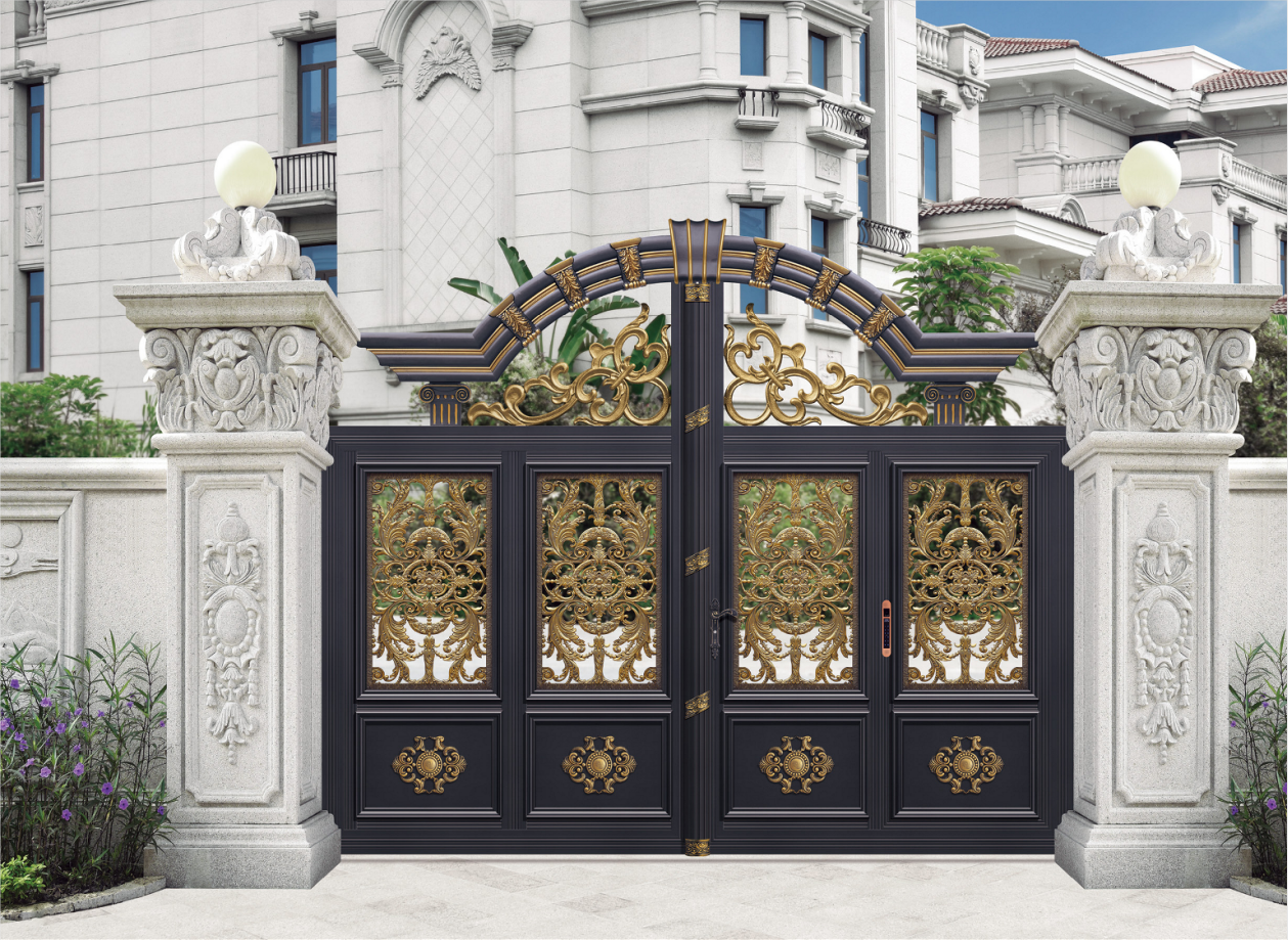 广州专业生产红色庭院大门招商-歌思奇铝艺-盐城新闻网