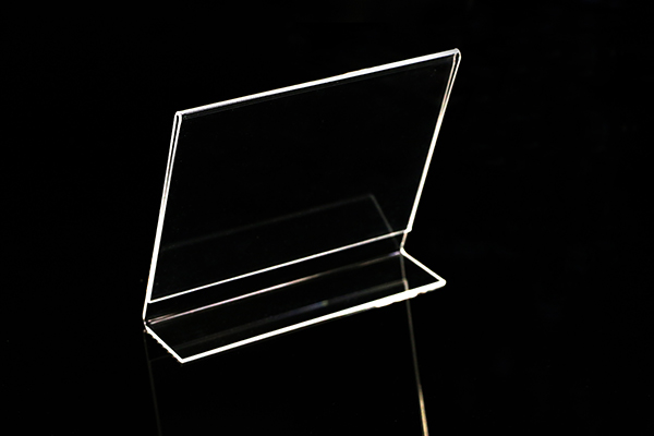 横款l型折弯亚克力台卡