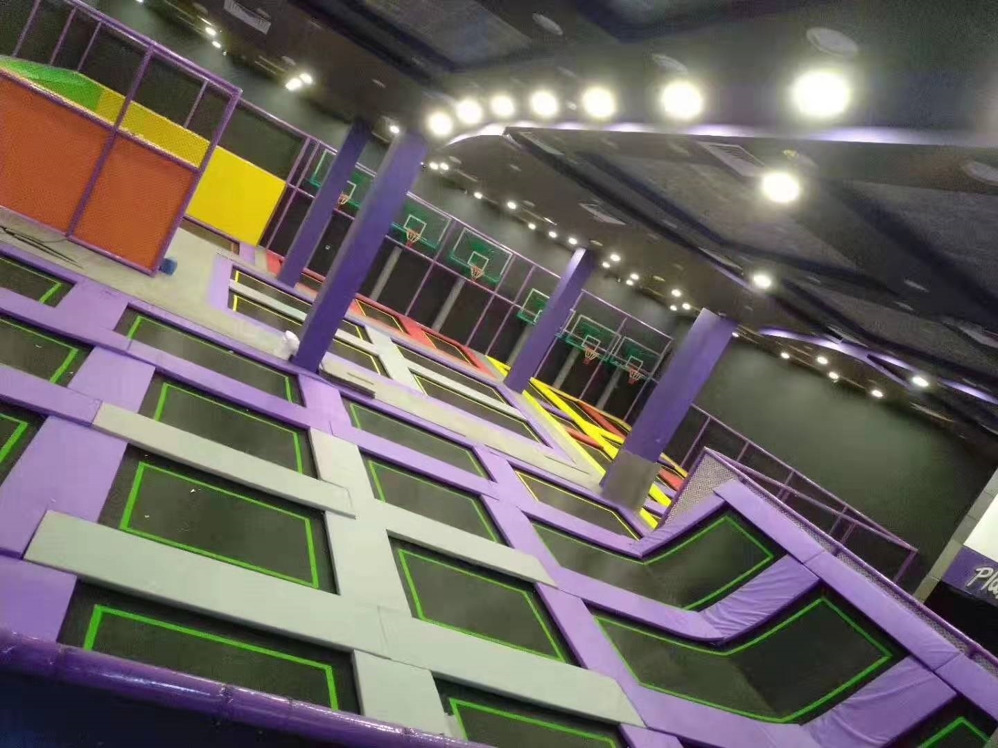 常州儿童弹簧蹦床公司,室内大型蹦床价格-欧凯游乐设备-视听网