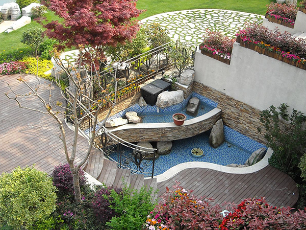 屋顶花园设计构思图片