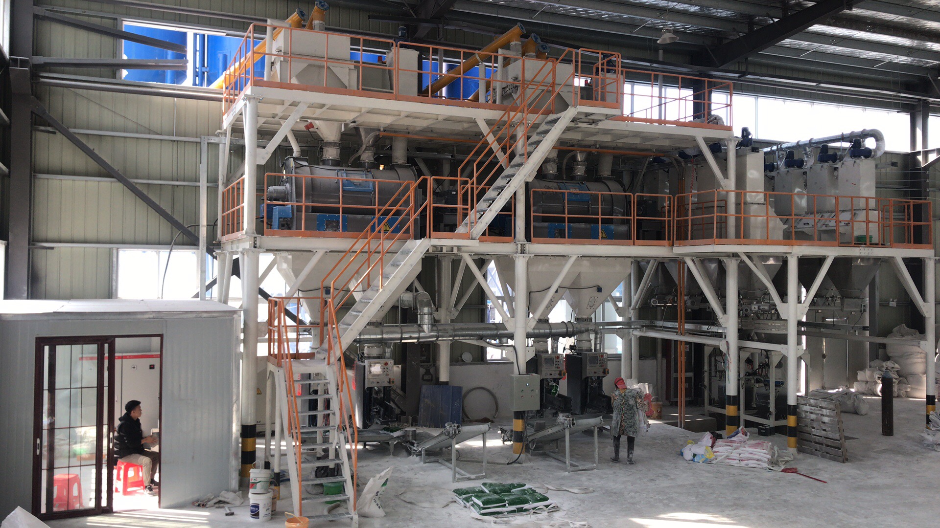 江山干拌砂浆生产设备,干粉砌筑砂浆设备